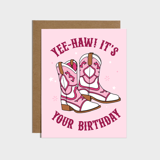 Card- Yee-Haw Cowboy Birthday