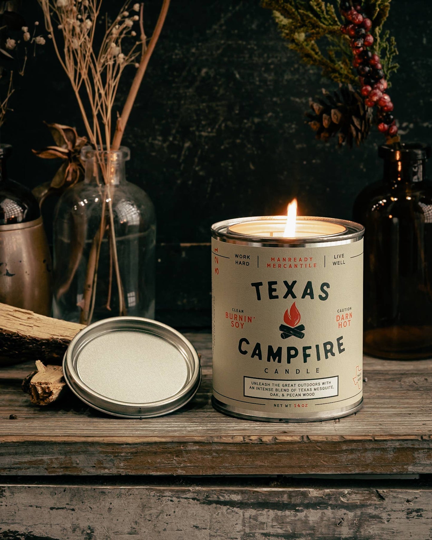 Candle - Texas Campfire