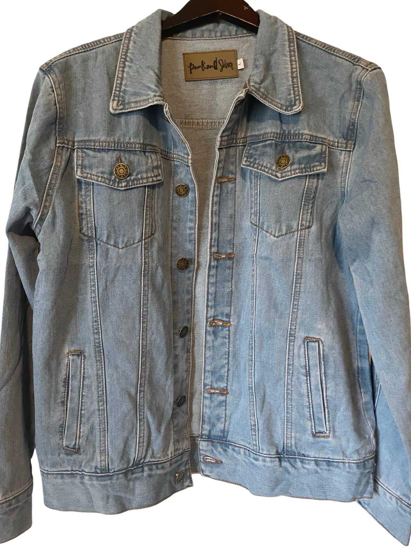 Denim Jacket -  Southwest Cow Skull