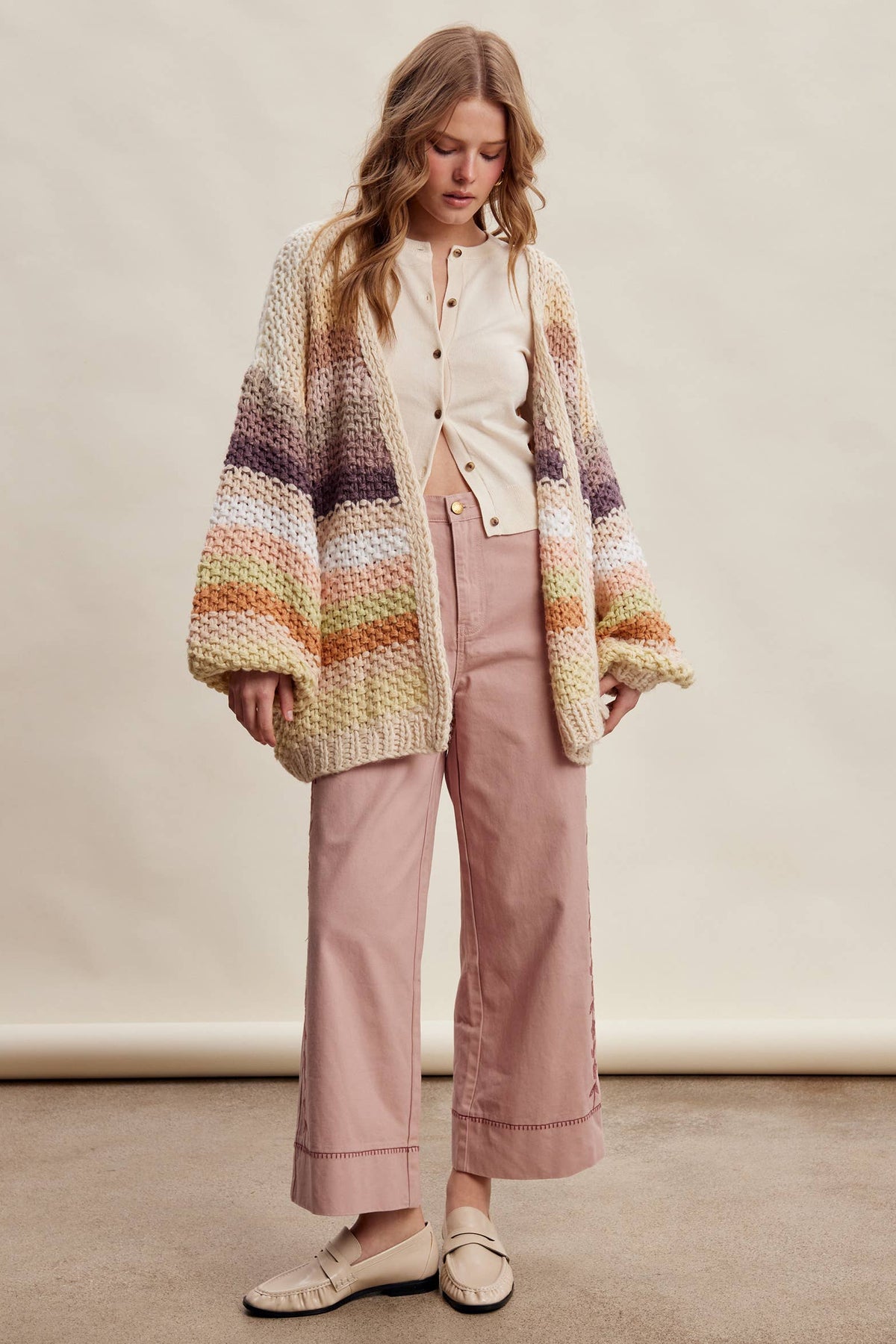 Sweater - Rainbow Hand-Crochet