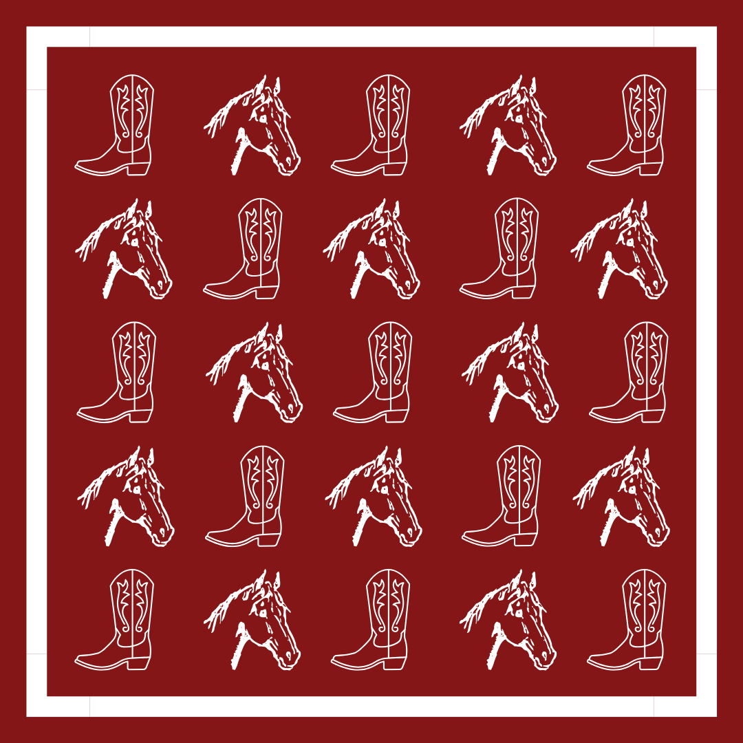 Texas A+M  Bandana Gameday Scarf