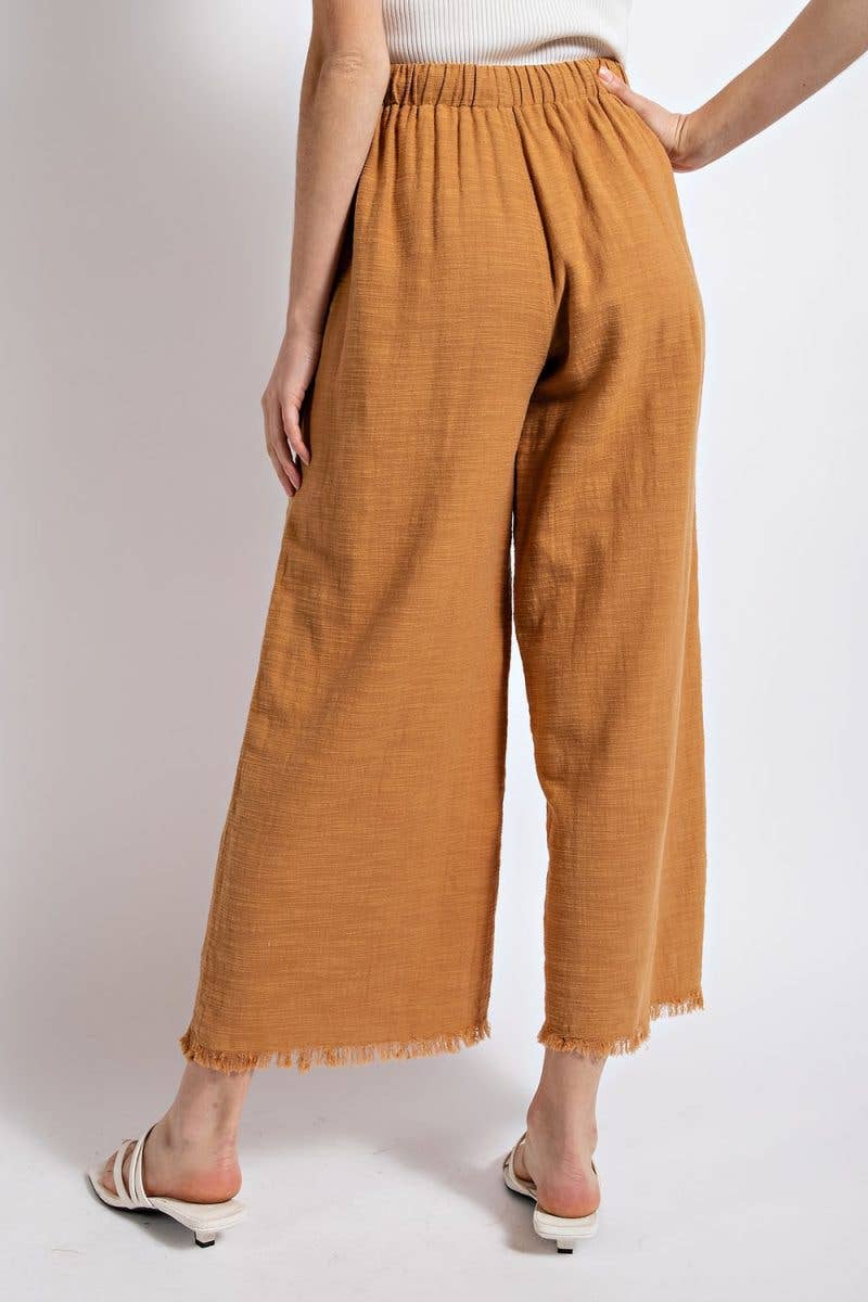 Pants- Frayed Wide Leg