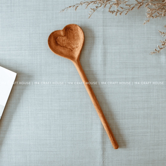 Spoon- Large Wooden Heart Shaped