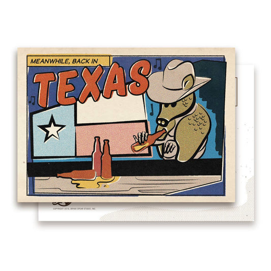 Postcard - Drunk Dillo