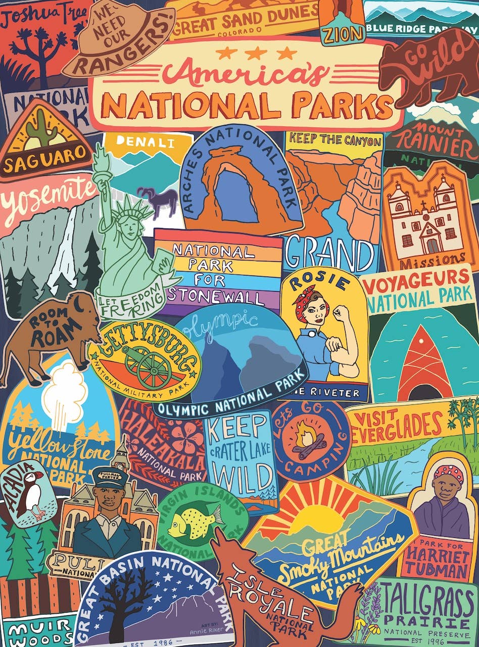 Puzzle - Nation Parks - Adventure Is Calling - 1000 Piece