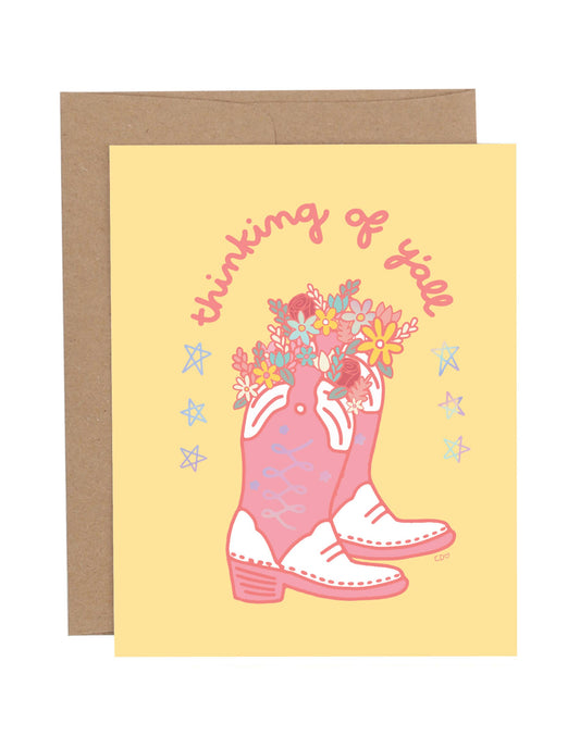 Card- Western Thinking Of Y'all