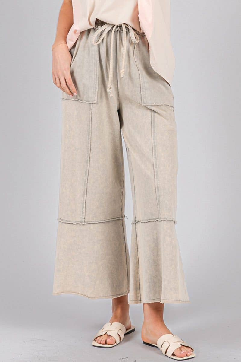 Pants- Knit Mineral Washed Terry