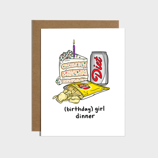 Card- Girl Dinner Birthday