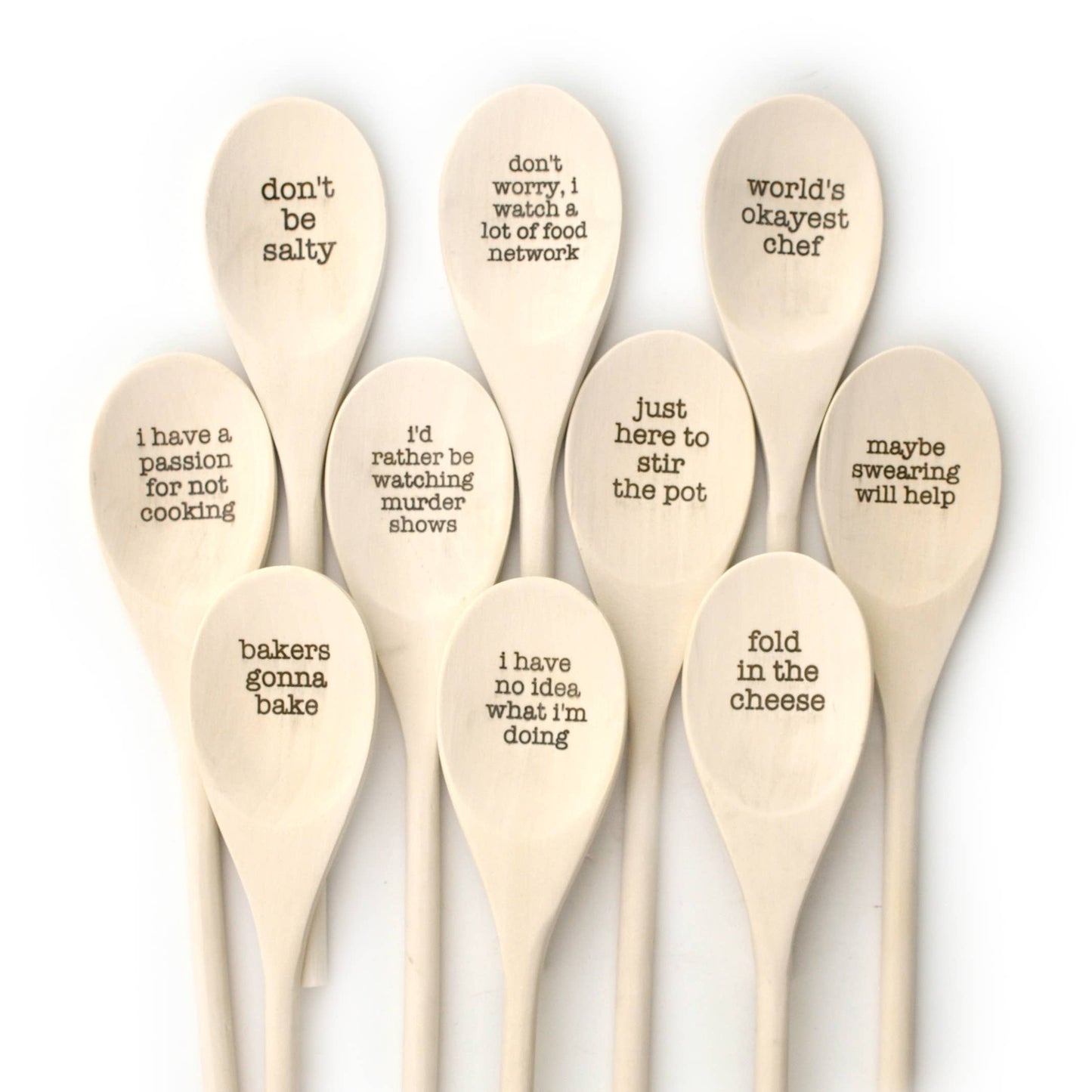 Wooden Spoons- Funny Phrases