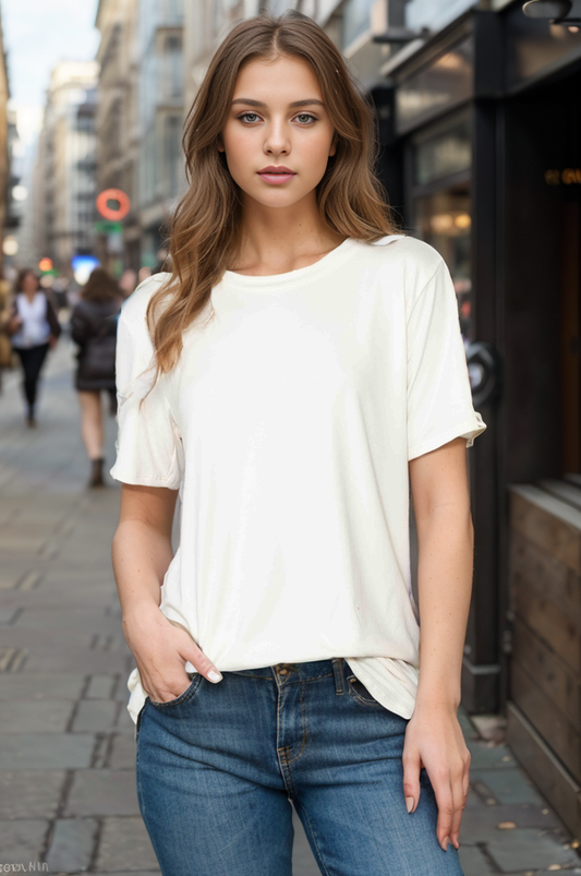 SUPER SOFT BASIC SOLID SHORT SLEEVE TOP