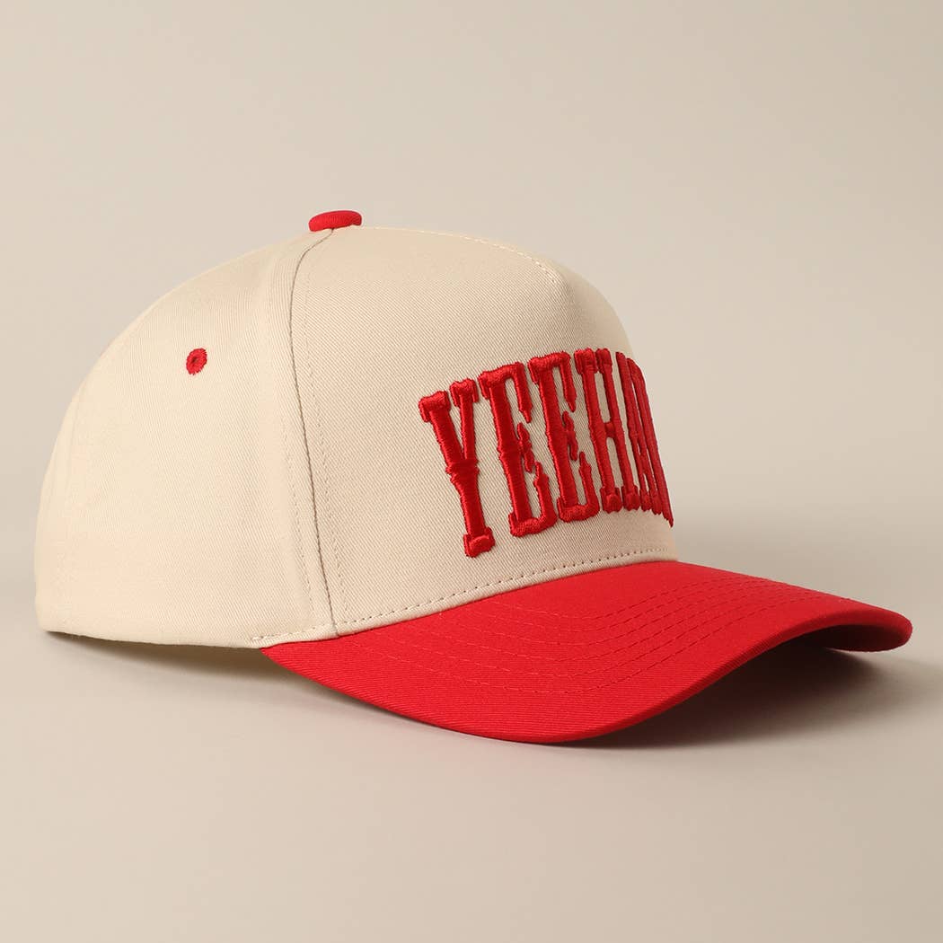 YEEHAW Two-Tone Embroidered Trucker Hat