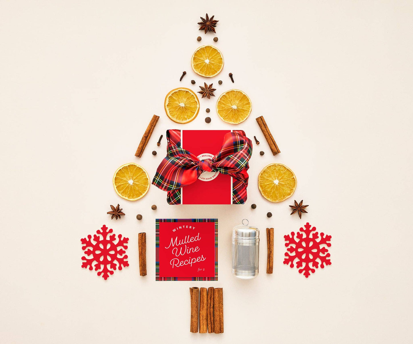 Mulling Spice Kit | Red Tartan Plaid