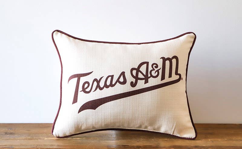 Pillow - Texas A&M Script