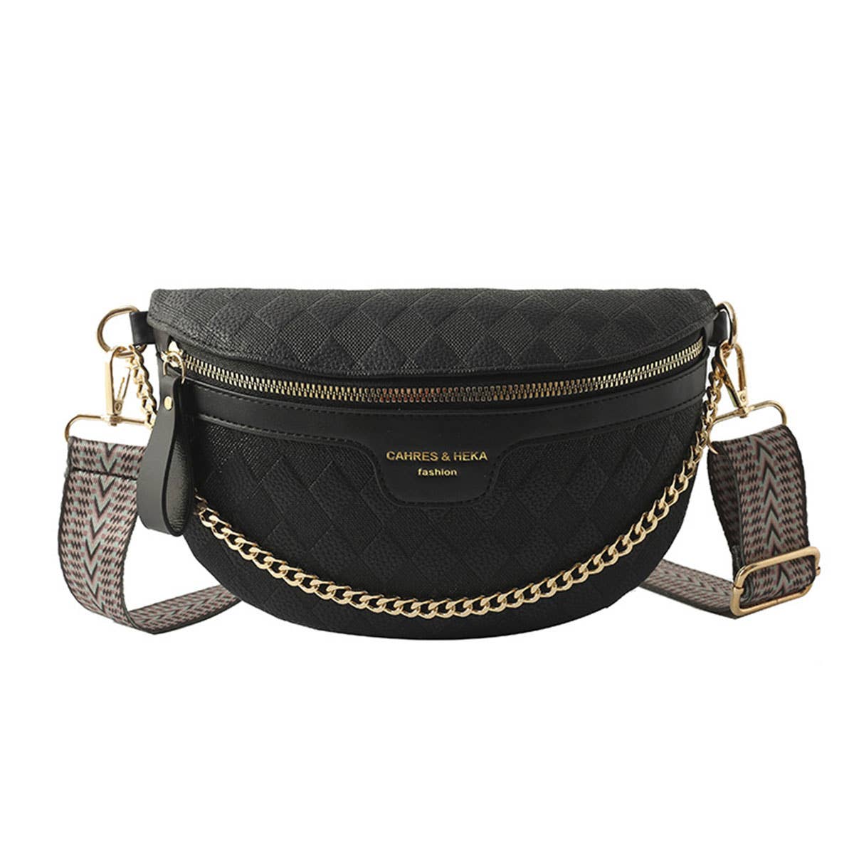 PYRAMID CHECK PU EVERYDAY BELT BAG