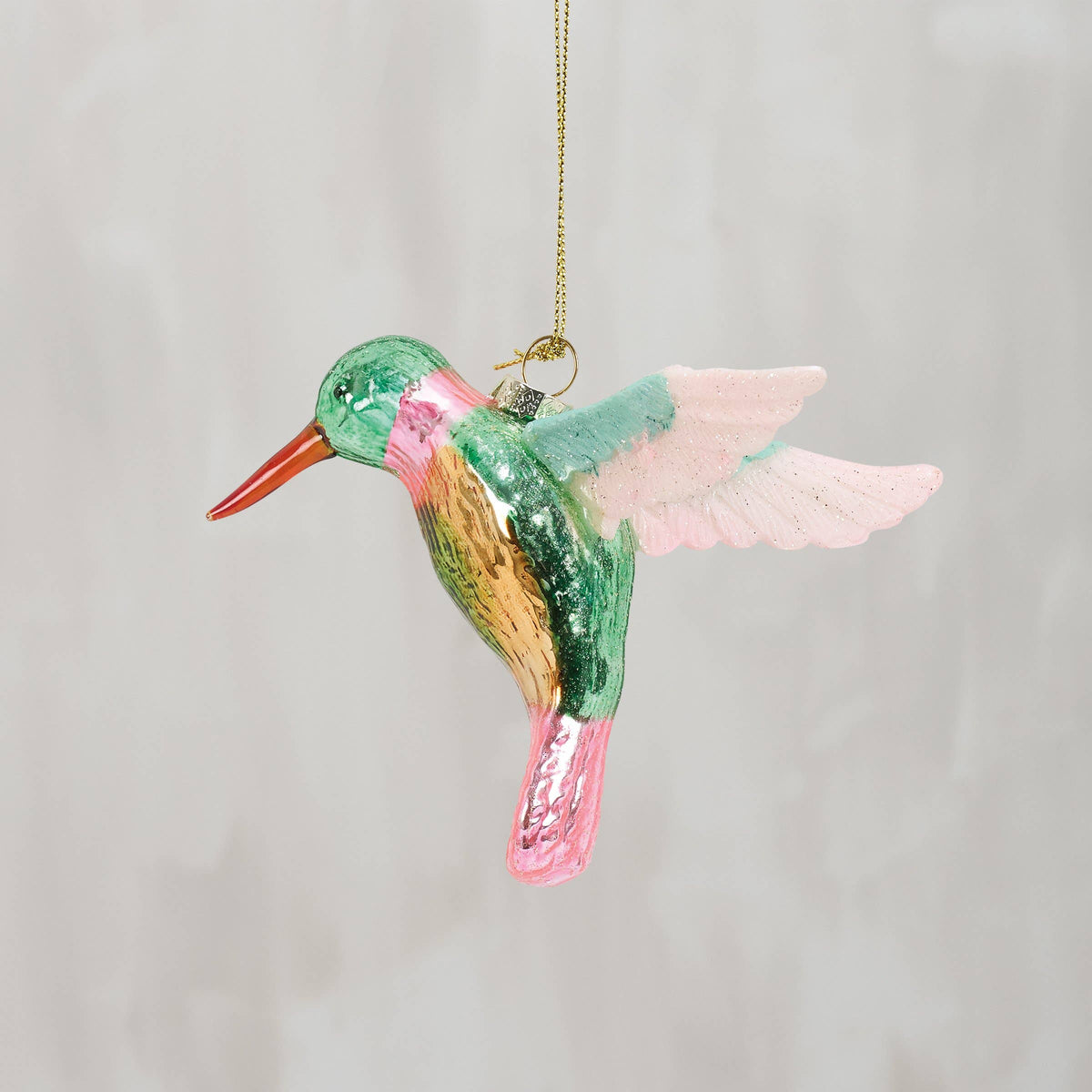 Ornament - Glass Hummingbird