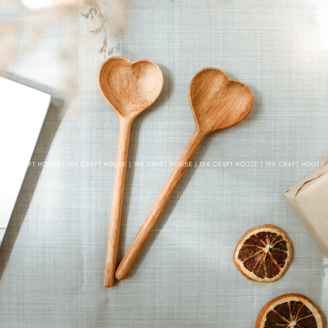 Spoon- Large Wooden Heart Shaped