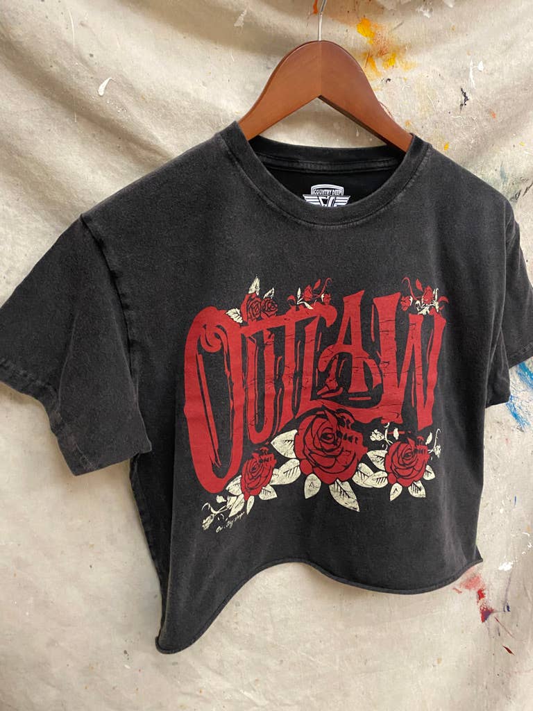 Cropped T-Shirt - Outlaw Relaxed