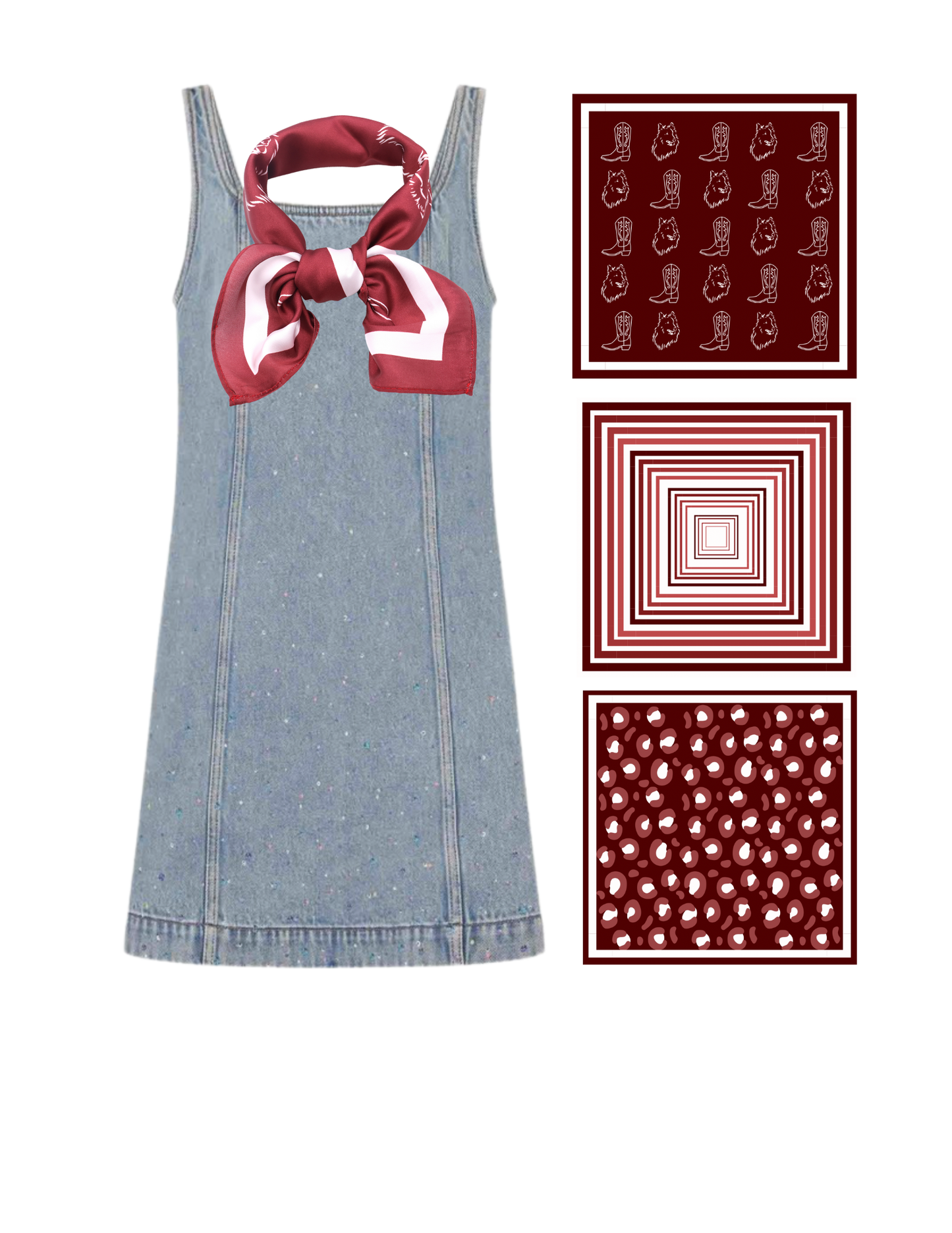 Texas A+M  Bandana Gameday Scarf