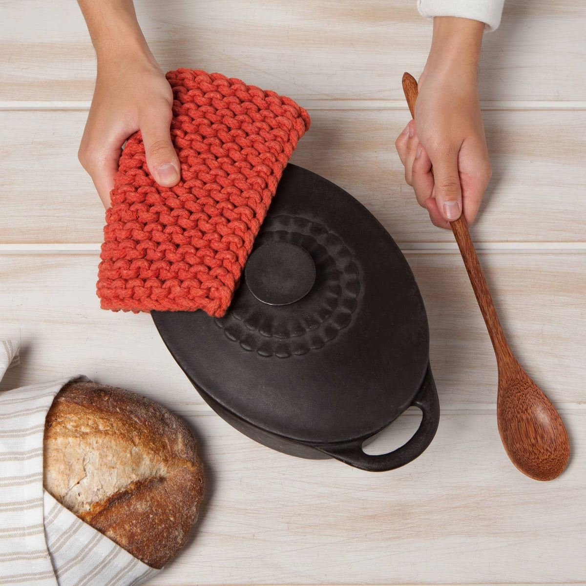 Potholder- Clay Knit