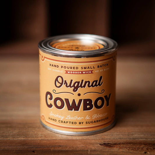 Candle - Soy with Wooden Wick - Original Cowboy