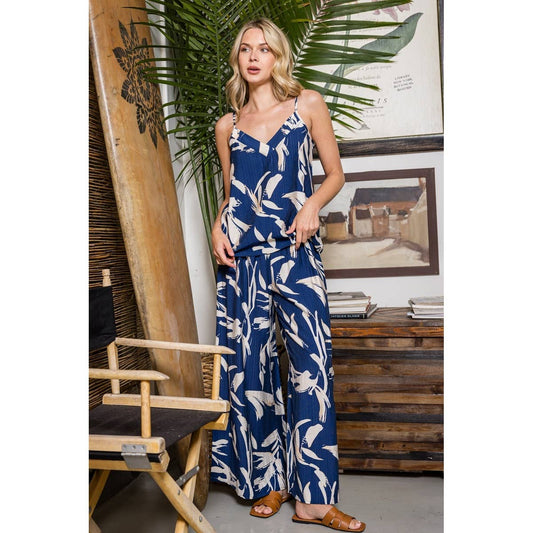 FLORAL PRINT PANTS