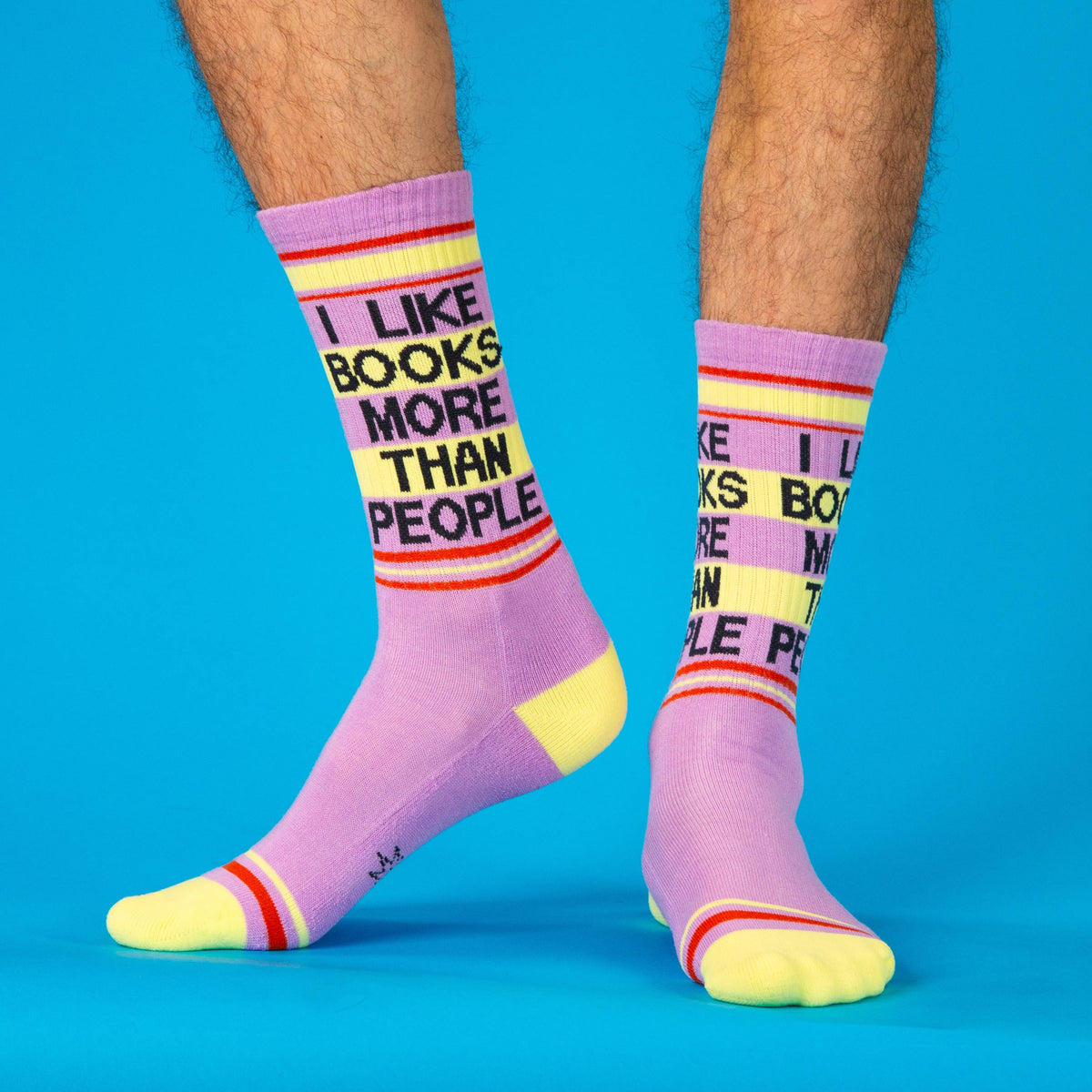 Crew Socks - I Like Books More Than People