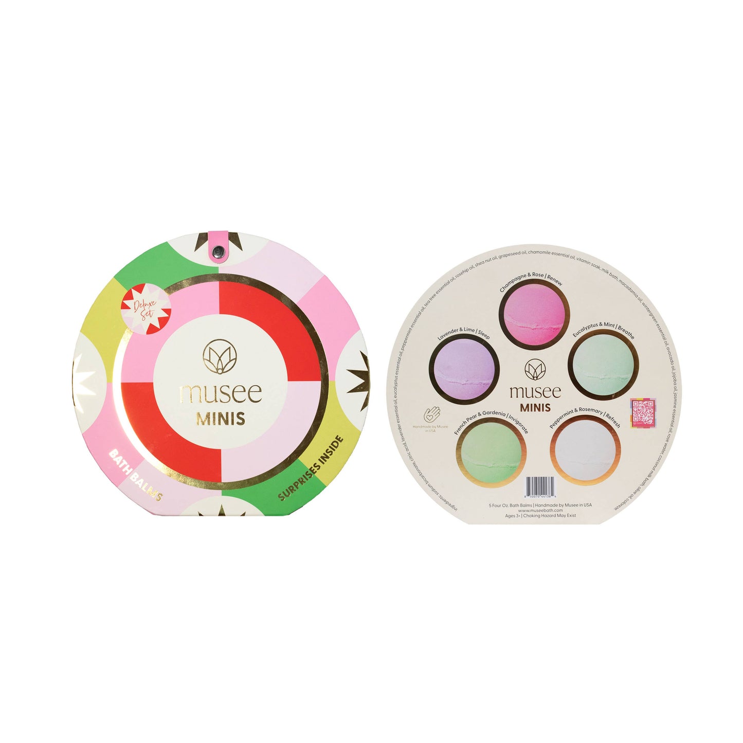 Bomb Set - Musee Minis Best Sellers Bath Balm Set