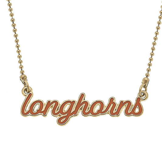 Necklace- Texas Longhorns