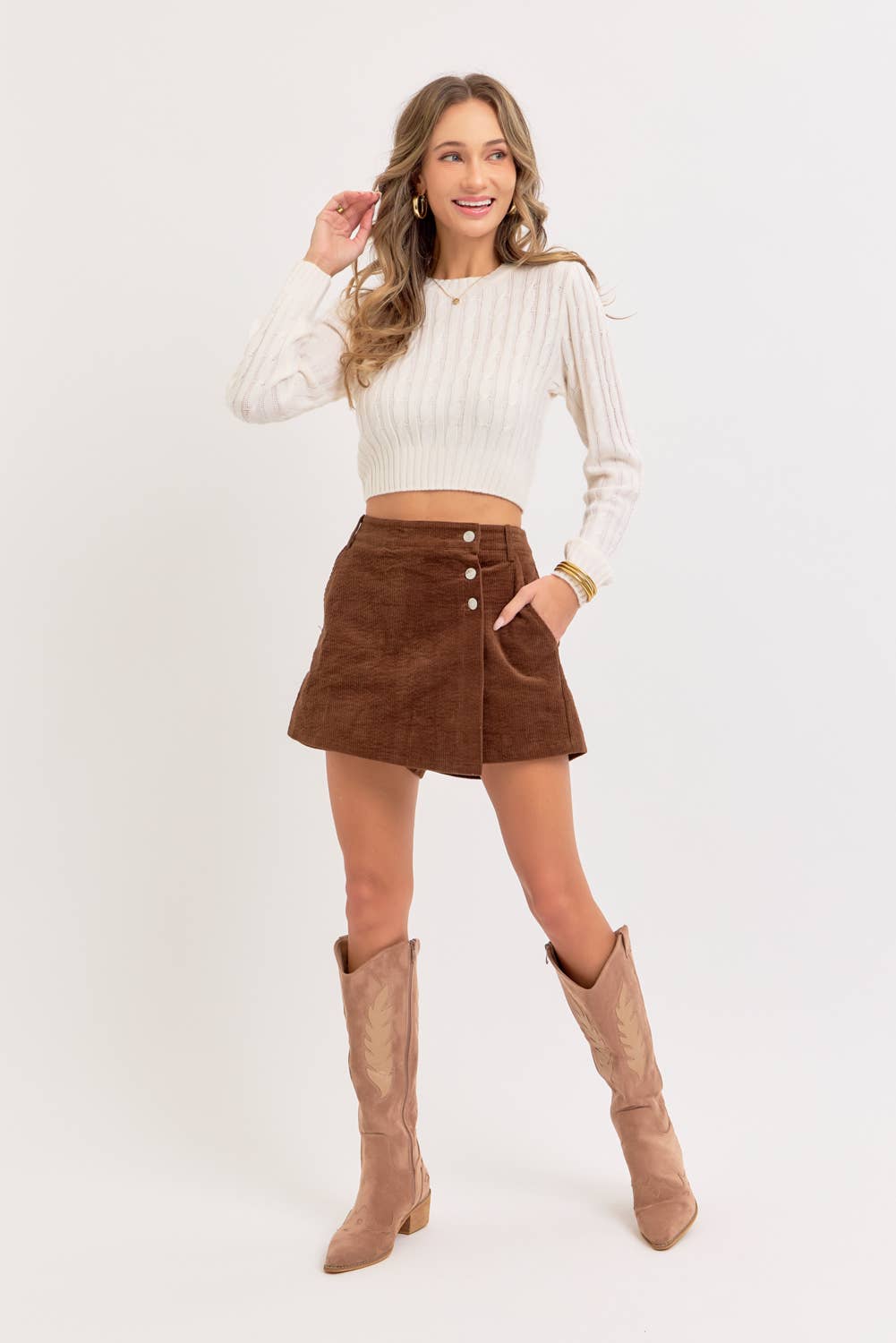Skort- Corduroy