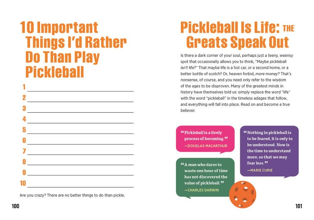 Book- Pickleball Is Life