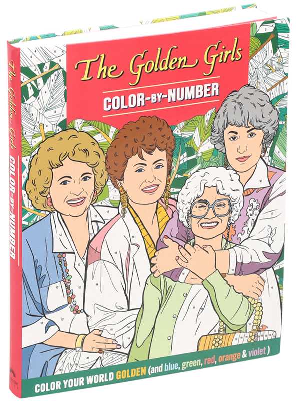 Book - Golden Girls Color-by-Number