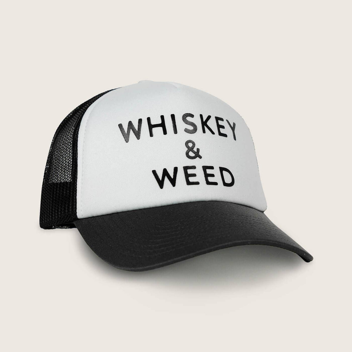Trucker Hat- Whiskey & Weed