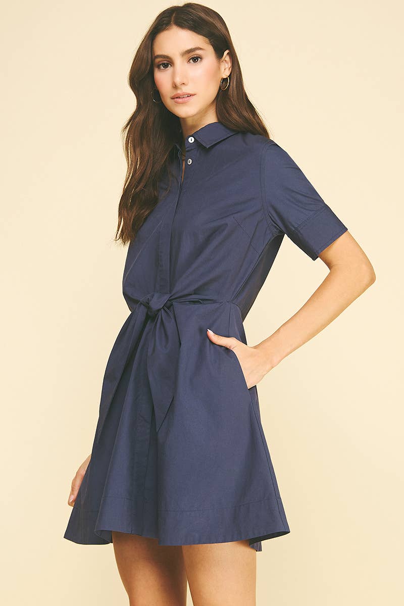 Dress- Tie Button Down