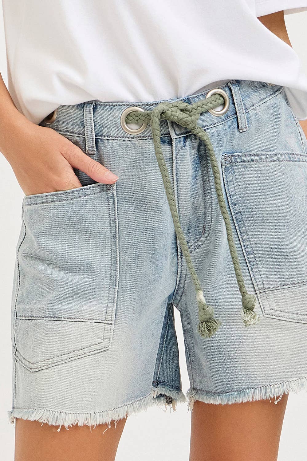 Shorts- Barrel Denim