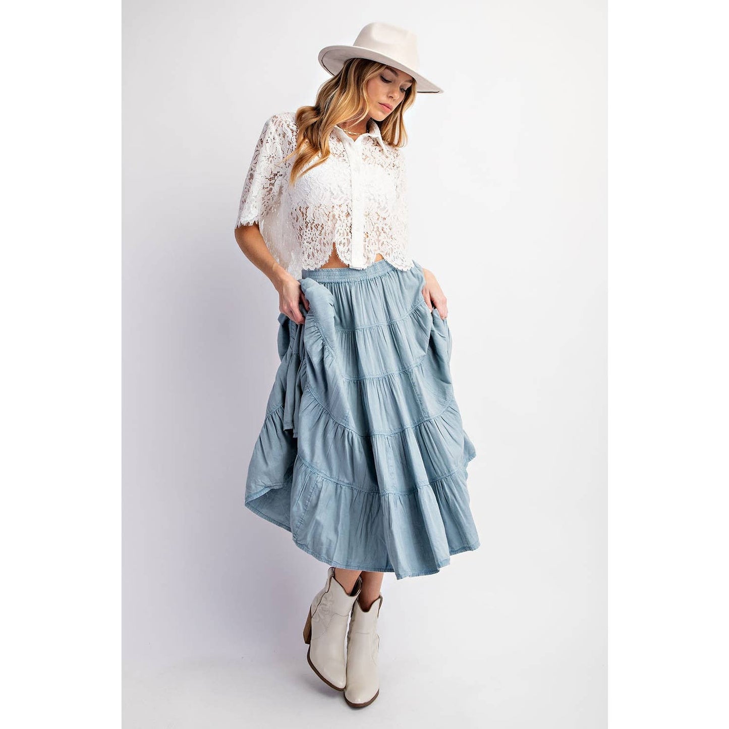Skirt- Full Swing Denim