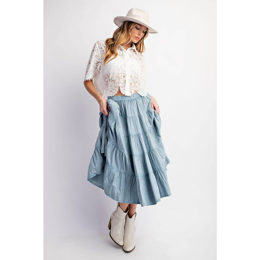Skirt- Full Swing Denim