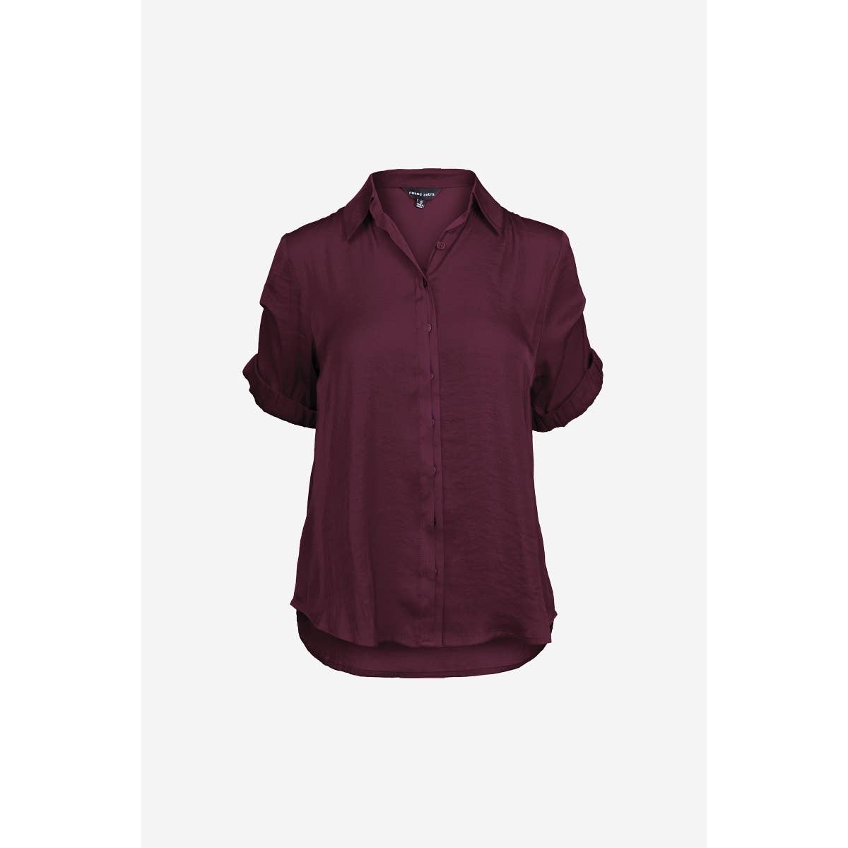 Blouse Pinned Short Sleeve