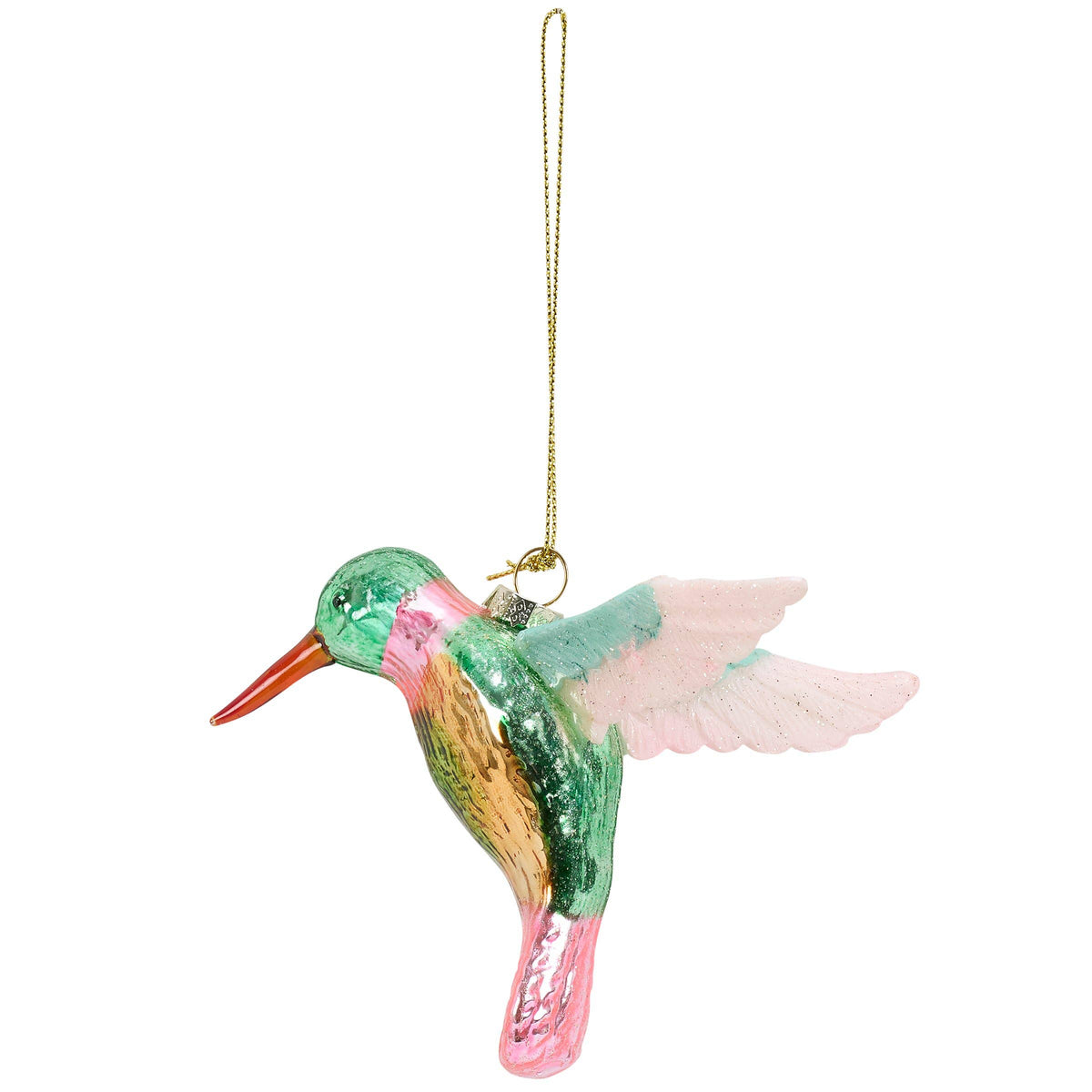 Ornament - Glass Hummingbird