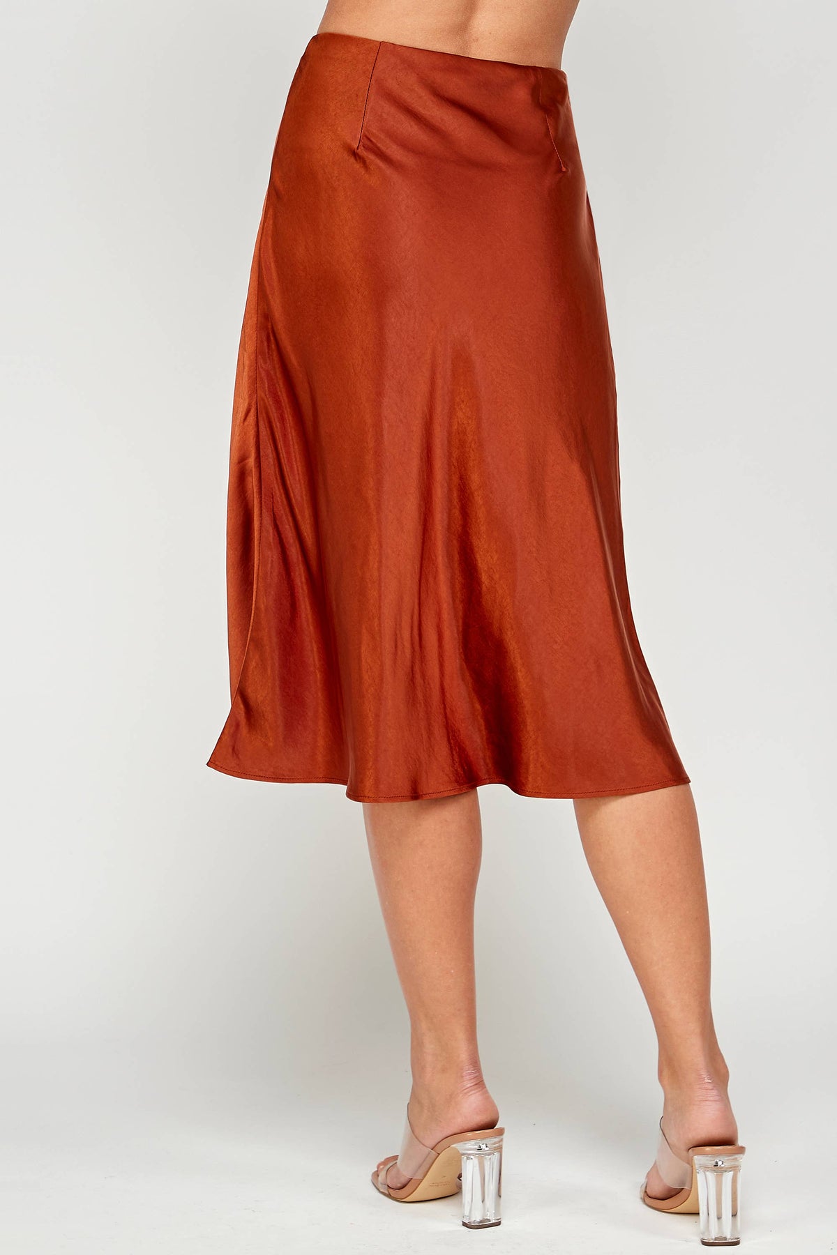 Skirt- Satin Copper
