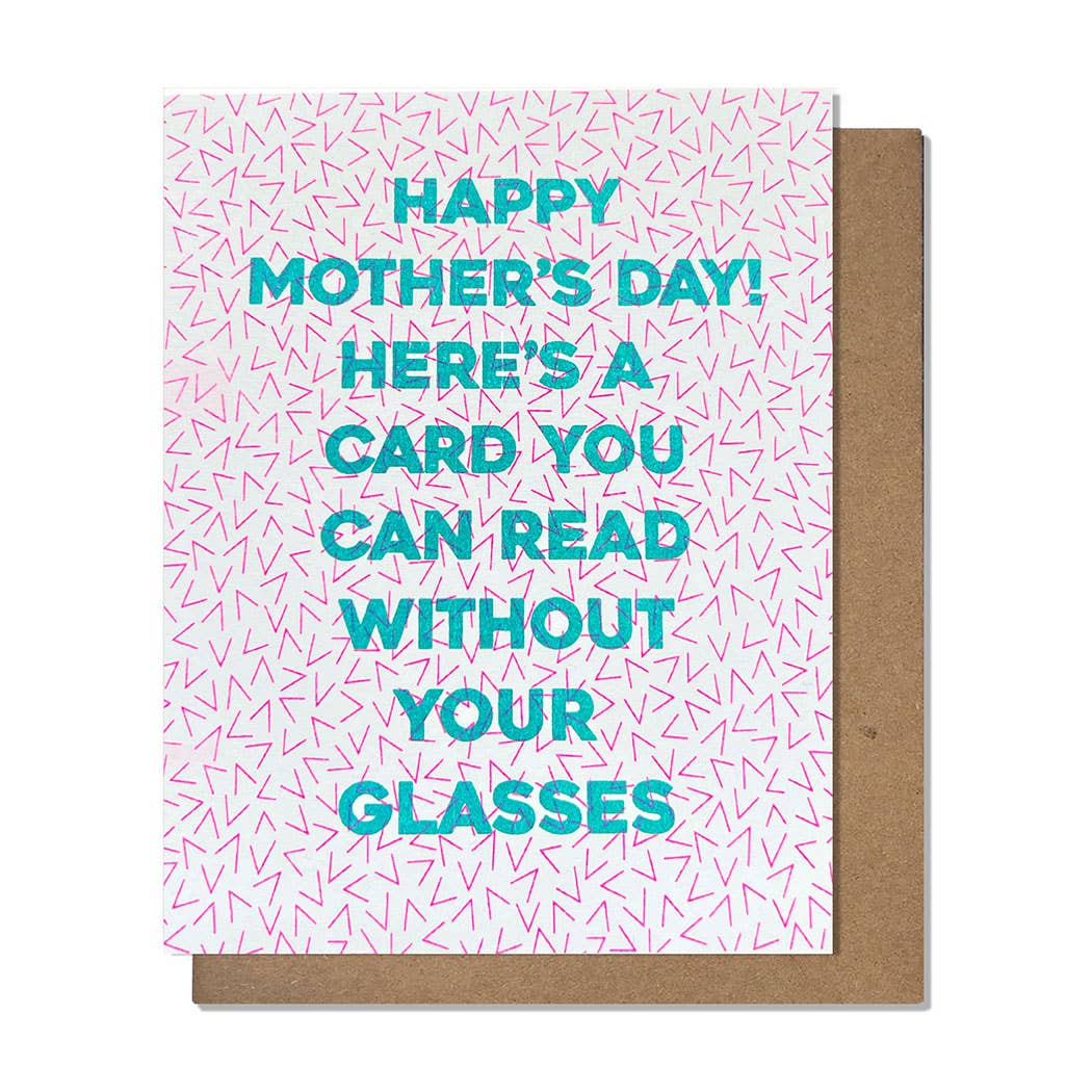 Greeting Card - Mother's Day - Mom Glasses