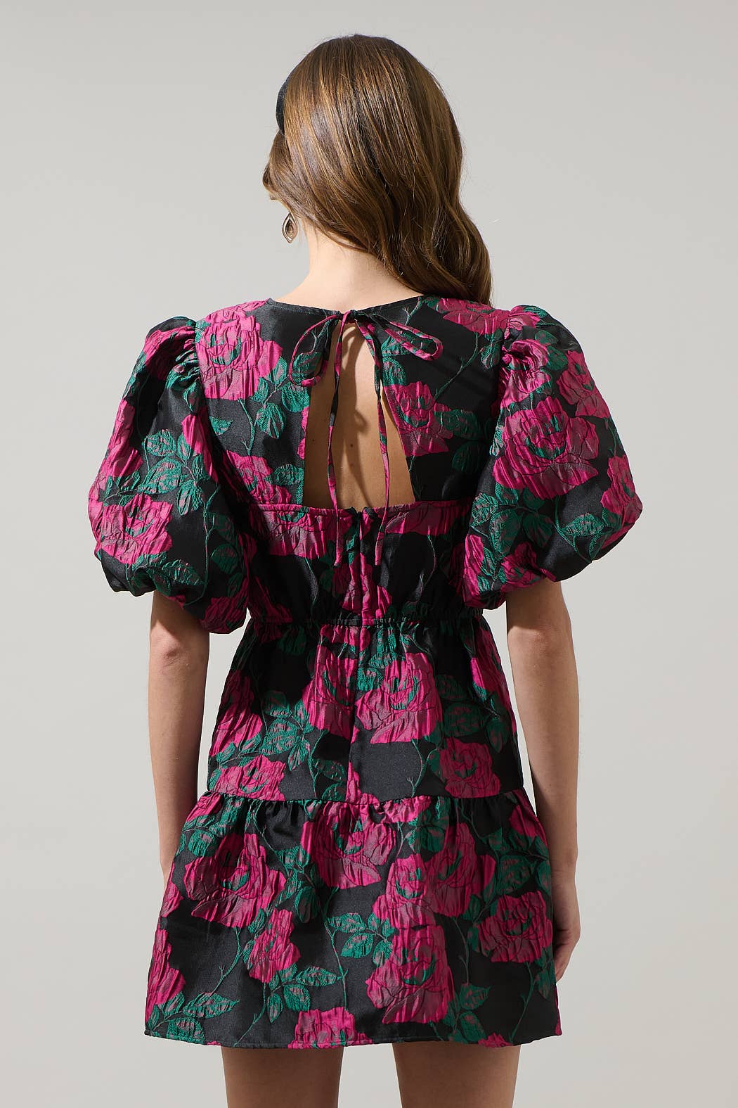 Dress - Noemie Jacquard May Tiered