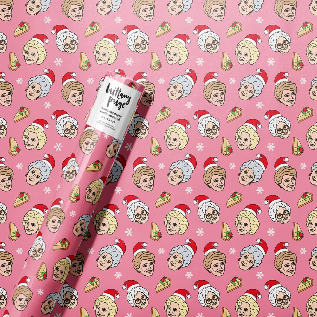 Wrapping Paper - Golden Christmas