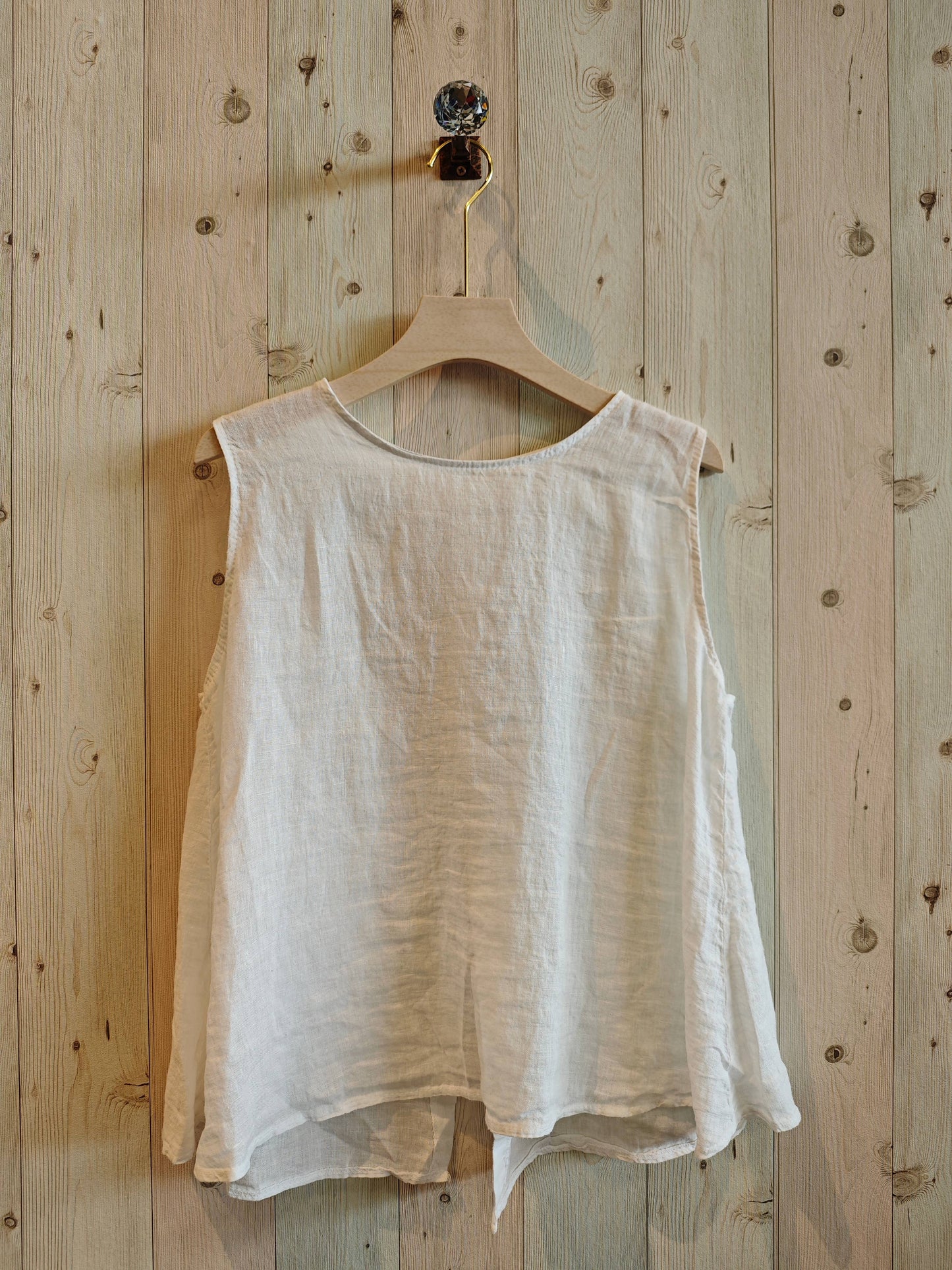 Tank - Sleeveless Button Down Linen
