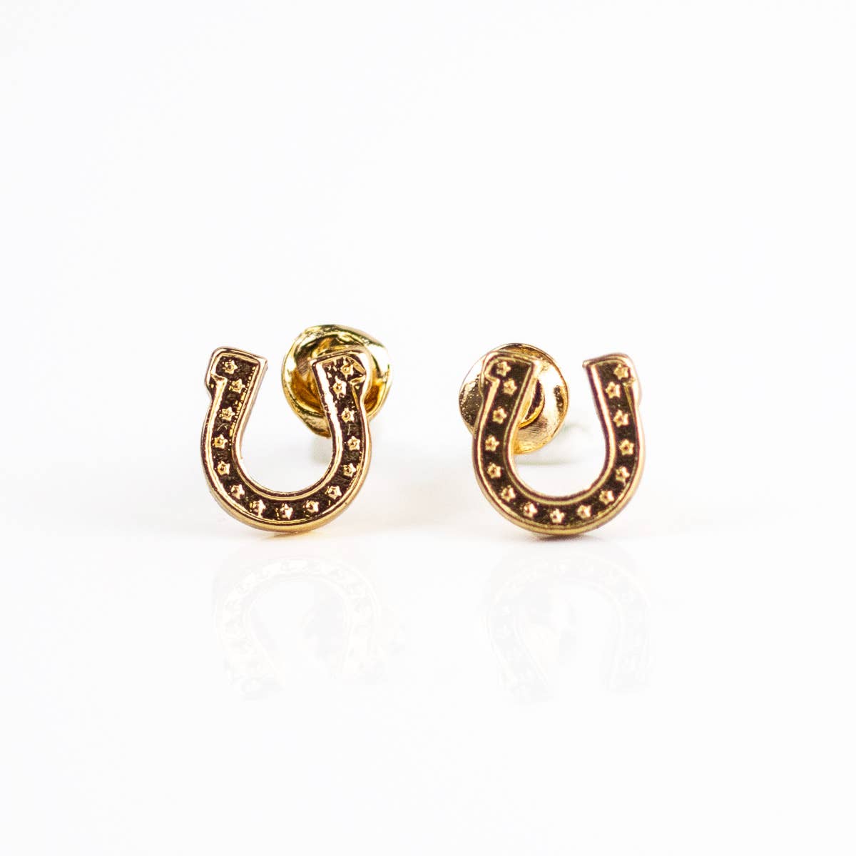 Stud Earrings- Horseshoe