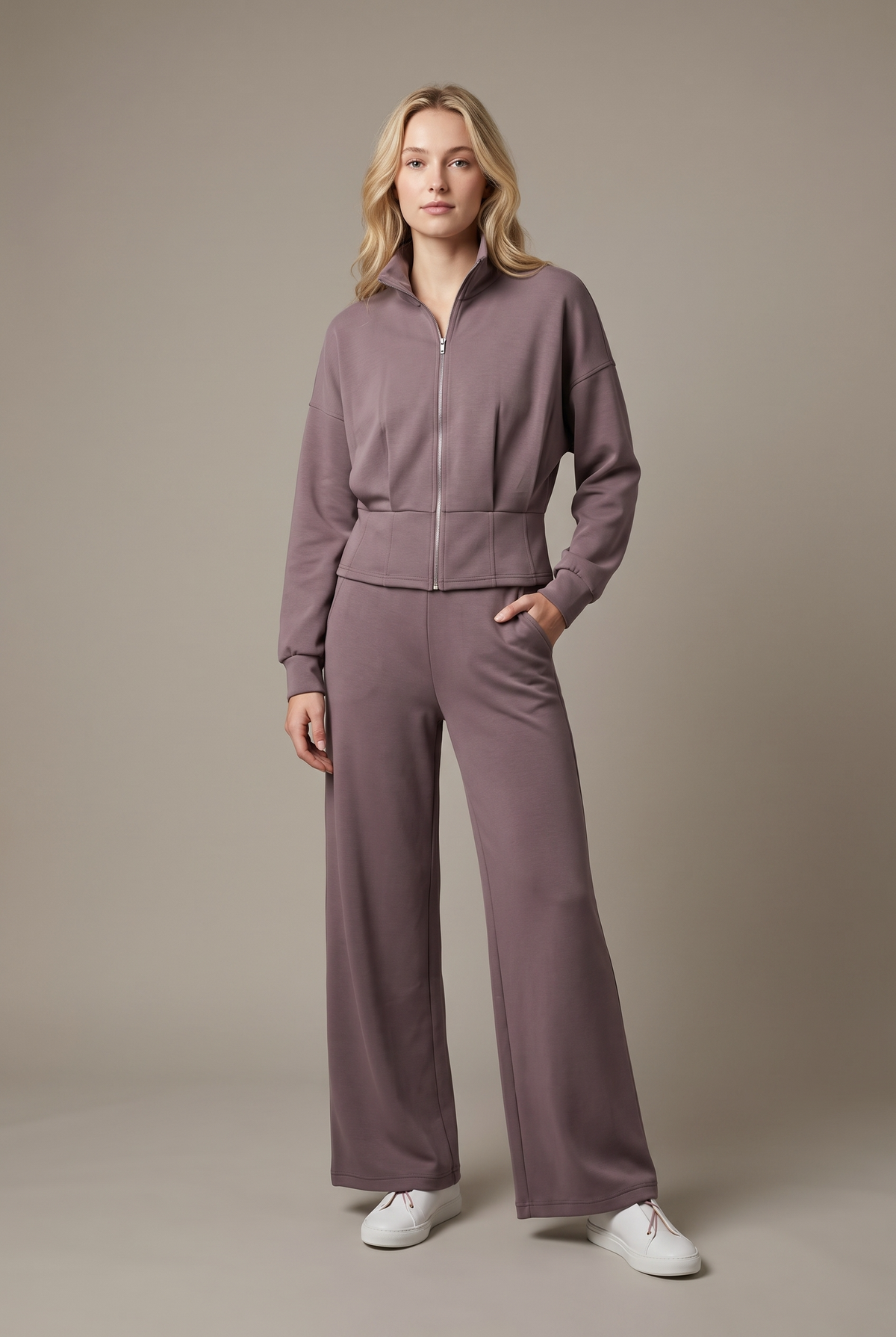 Set- Cropped Soft Modal Jacket/Pant