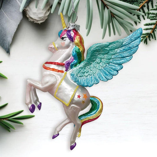 Ornament - Cute Colorful Unicorn