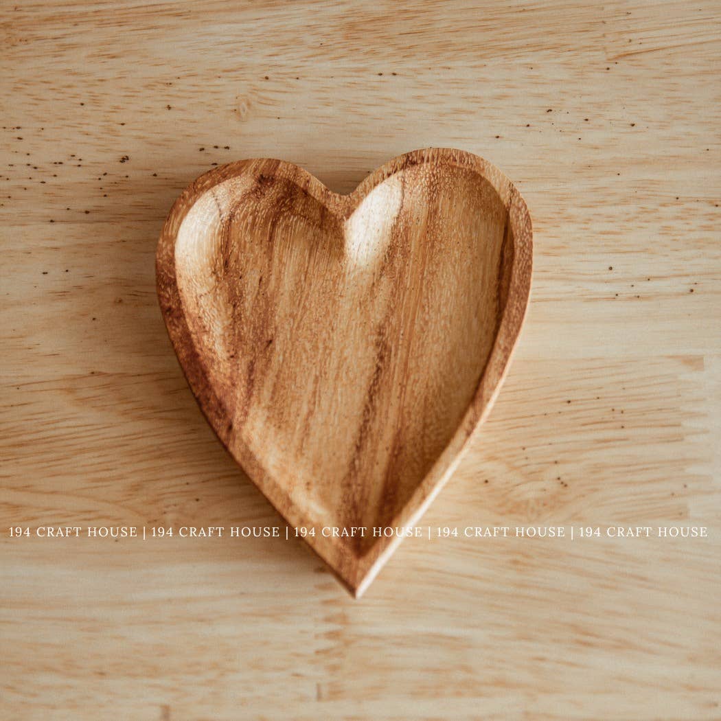 Tray - Wooden Heart