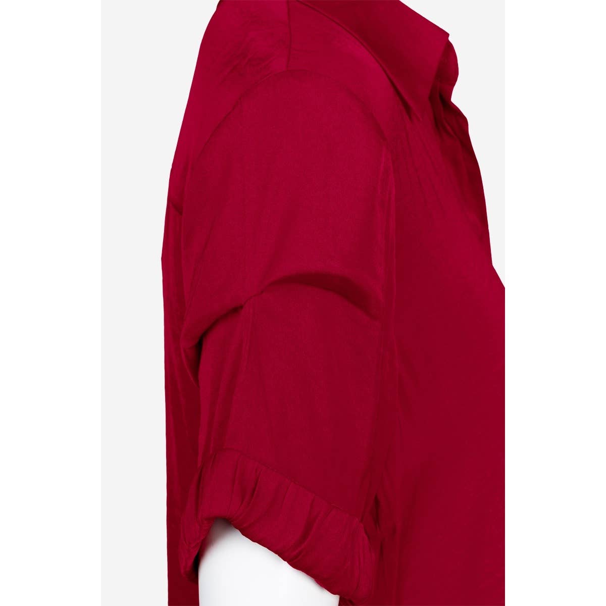 Blouse Pinned Short Sleeve