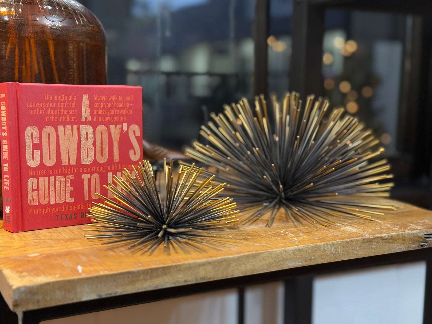 Black and Gold Starburst