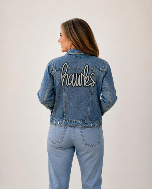 Denim Jacket - Hawks
